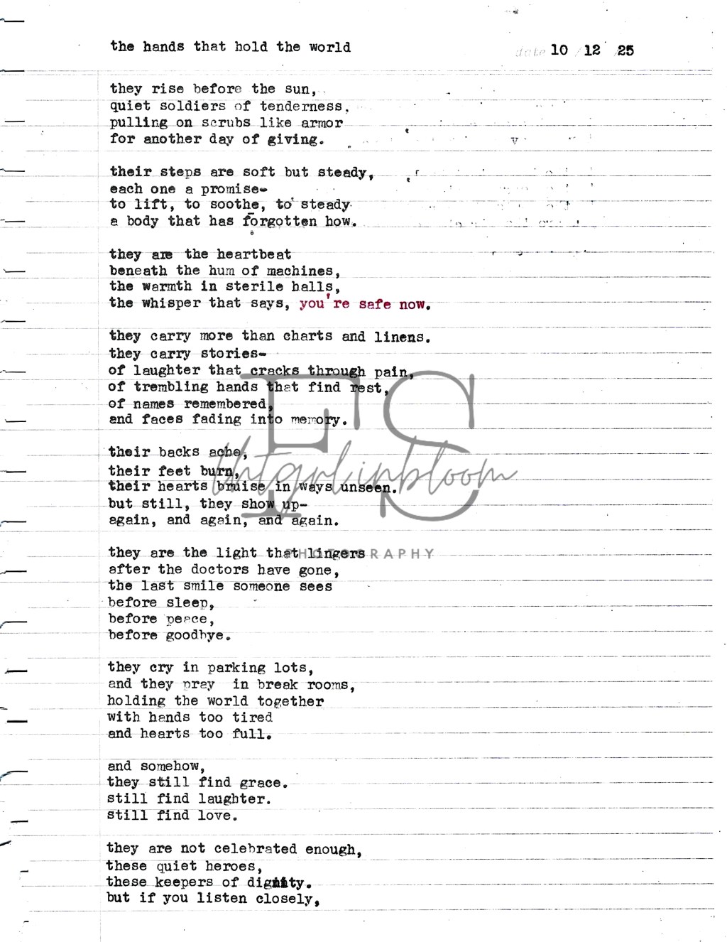 the heartbeat of care: a love letter to&nbsp;CNAs